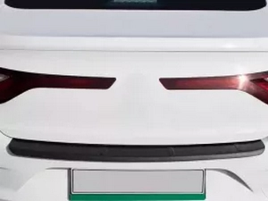 Накладка на задний бампер Renault Megane IV (16-) Седан - ABS (чёрная) 4