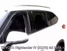 Дефлектори вікон Toyota Highlander IV (XU70; 20-) - Heko (вставні) 4