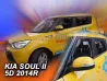 Дефлектори вікон Kia Soul II (PS; 14-19) - Heko (вставні) 3