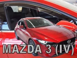Дефлекторы окон Mazda 3 IV (BP; 19-) Хэтчбек - Heko (вставные) 3