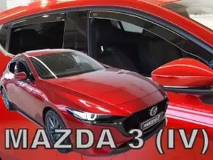 Дефлекторы окон Mazda 3 IV (BP; 19-) Хэтчбек - Heko (вставные) 4