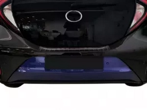 Накладка на бампер Toyota Aygo X (22-) - Avisa (чёрная) 4