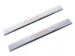 Накладки на дверные пороги Fiat Fiorino (08-) - Carmos 3