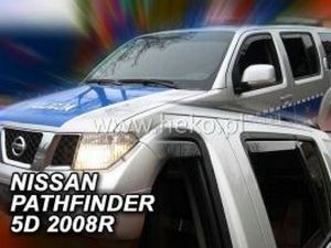 Дефлектори вікон Nissan Pathfinder III (R51; 05-14) - Heko (вставні) 4