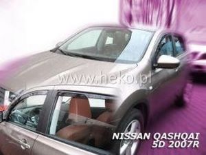 Дефлектори вікон Nissan Qashqai J10 (07-13) - Heko (вставні) 3