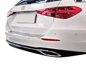 Накладка на задний бампер Mercedes C T S206 (22-) Универсал - Avisa (матовая) 6