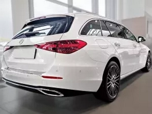Накладка на задний бампер Mercedes C T S206 (22-) Универсал - Avisa (матовая) 7