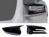 Накладки на дзеркала Mercedes E W212 (09-16) - Bat стиль (чорні) 1