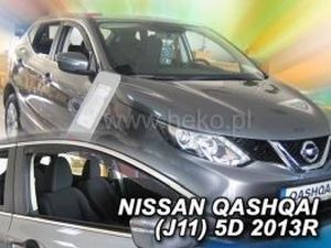 Дефлекторы окон Nissan Qashqai II (J11; 14-21) - Heko (вставные) 3