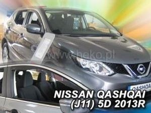 Дефлектори вікон Nissan Qashqai II (J11; 14-21) - Heko (вставні) 3