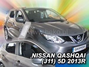 Дефлекторы окон Nissan Qashqai II (J11; 14-21) - Heko (вставные) 4