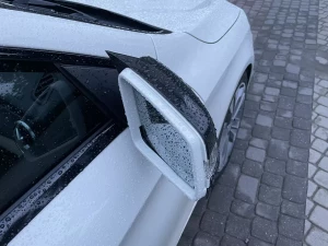 Накладки на дзеркала MB W176 W246 W204 C117 W212 W221 X156 X204 - AMG стиль (чорні) 7