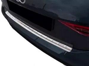 Накладка на бампер Audi A3 S-Line (8Y; 20-) Sportback - Avisa (стальная) 4