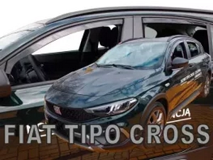 Дефлекторы окон Fiat Tipo Cross (20-) Sd/Htb - Heko (вставные) 4