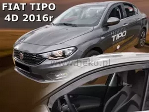 Дефлекторы окон Fiat Tipo II (15-) Sedan / Hatchback - Heko (вставные) 3