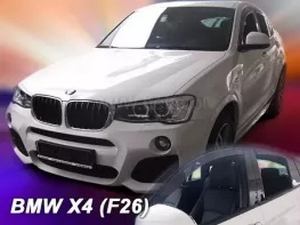 Дефлекторы окон BMW X4 F26 (14-18) - Heko (вставные) 4