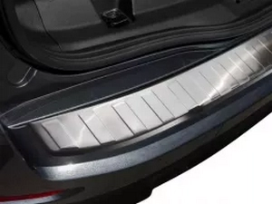Накладка на задний бампер Ford S-Max II (15-19) - Avisa (матовая) 2