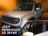 Дефлектори вікон Jeep Renegade (15-) - Heko (вставні) 3