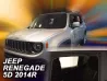 Дефлектори вікон Jeep Renegade (15-) - Heko (вставні) 4