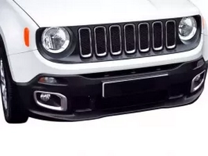 Хром накладки на протитуманки Jeep Renegade (15-18) 4