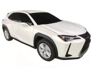 Дефлекторы окон Lexus UX (ZA10; 18-) - Hic (с хром молдингом) 4