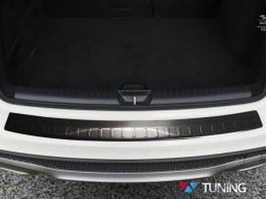 Накладка на задний бампер Mercedes GLA X156 (13-16) - чёрная 3