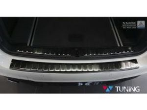 Накладка на задний бампер BMW X3 F25 (12-17) - Avisa (чёрная) 3