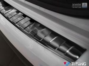Накладка на бампер Kia Sportage IV (QL; 16-18) - Avisa (чёрная) 3