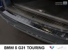 Накладка на задній бампер BMW 5 G31 (17-20) Touring - Avisa (чорна) 3