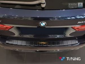 Накладка на задний бампер BMW 5 G31 (17-20) Touring - Avisa (чёрная) 4