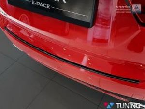 Накладка на задній бампер Jaguar E-Pace (17-) - чорна 4