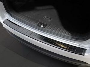 Накладка на задний бампер Hyundai Tucson III (TL; 18-20) - Avisa (чёрная) 3