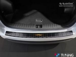 Накладка на задний бампер Hyundai Tucson III (TL; 18-20) - Avisa (чёрная) 4