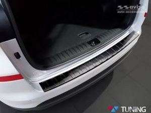 Накладка на задний бампер Hyundai Tucson III (TL; 18-20) - Avisa (чёрная) 5