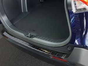 Накладка на задний бампер Toyota Rav4 V (XA50; 19-) - Avisa (чёрная) 2