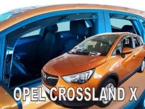 Дефлекторы окон Opel Crossland X (17-/21-) - Heko (вставные) 4