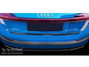 Накладка на бампер Audi e-tron (19-) - Avisa (чёрная) 6