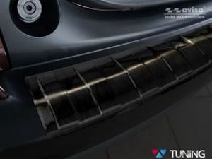 Накладка на задний бампер Honda CR-V V (17-20) - чёрная 3