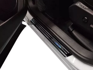 Накладки на пороги Opel Grandland X (17-) - Avisa (чорні) 3