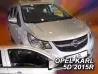 Дефлектори вікон Opel Karl (15-19) - Heko (вставні) 3