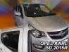 Дефлектори вікон Opel Karl (15-19) - Heko (вставні) 4