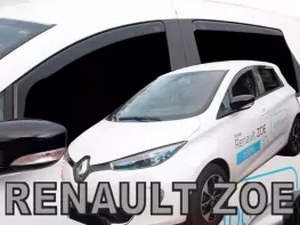 Дефлекторы окон Renault Zoe (12-/19-) - Heko (вставные) 4