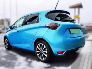 Накладка на задній бампер Renault Zoe (19-) - Avisa (чорна) 8