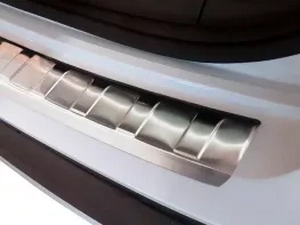 Накладка на задний бампер Seat Ateca (16-20) - Avisa (серая) 2