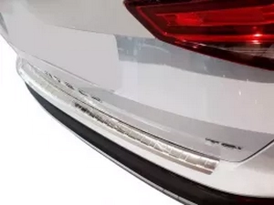 Накладка на задний бампер Seat Ateca (16-20) - Avisa (серая) 4