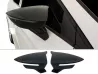 Накладки на дзеркала Seat Ibiza V (17-/21-) - Bat стиль (чорні) 1