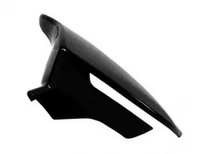 Накладки на зеркала Seat Leon III (5F; 12-20) - Bat стиль (чёрные) 3