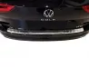Накладка на задній бампер VW Golf VIII (20-) Універсал - Avisa (сталева) 4