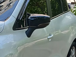 Накладки на дзеркала Renault Clio IV / Captur I (J87) - Bat стиль (чорні) 5