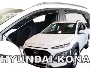 Дефлекторы окон Hyundai Kona (18-/21-) - Heko (вставные) 4